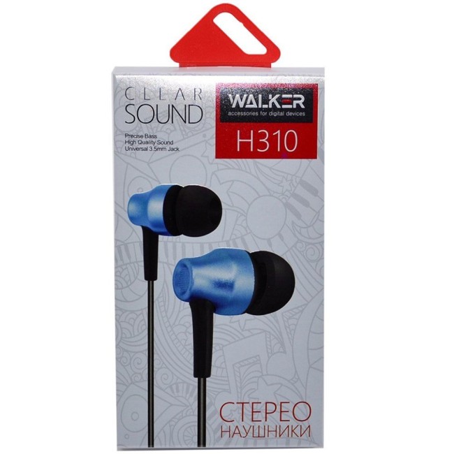 Стереонаушники Walker H310 синие