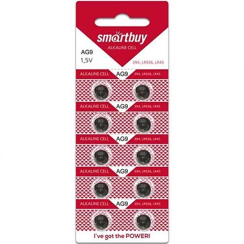 Батарейка часовая Smartbuy AG9-10B (200/2000) SBBB-AG9-10B