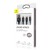 Usb Кабель-зарядка Micro+Dual Lightning Baseus Rapid 3A 1.2м (CAMLL-SU01) черный