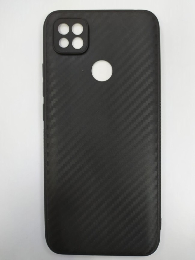 Накладка для Xiaomi Redmi 9C силикон карбон