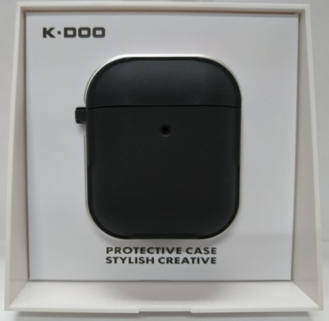 Силиконовый чехол для AirPods 1/2 K-DOO CrashGuard черно-синий