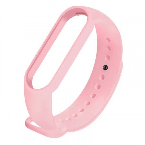Ремешок для Xiaomi Mi Band 7 силиконовый бледно-розовый