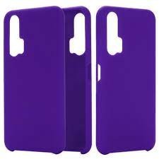 Накладка для Huawei Honor 20 Silicone cover фиолетовая