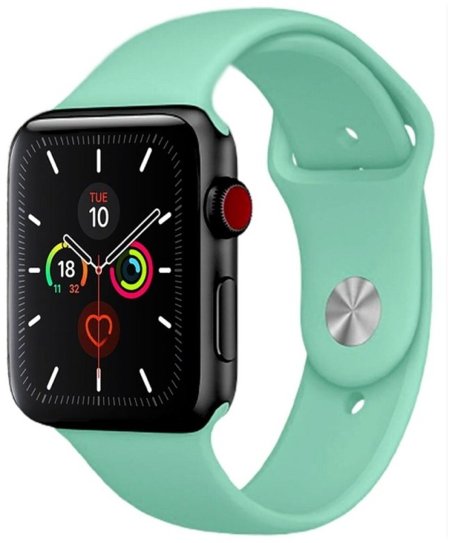 Сменный браслет силиконовая для Apple Watch 42mm бирюзовый