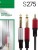 Кабель 2xAUX 6.35мм (папа) - 2xRCA (папа) Livepower S275 1.8м черный