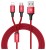 Кабель-зарядка Baseus Rapid 2в1 Micro/Lightning 3A 1.2м (CAML-SU09) красный