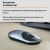 Беспроводная мышь портативная - Xiaomi Mi 2 - серебристая - бесшумная