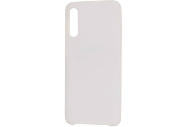 Накладка для Samsung Galaxy A7 (2018) (А750) Silicone cover белая