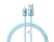 Usb Кабель-зарядка Lightning Baseus Crystal Shine 2.4A 2м (CAJY001203) синий