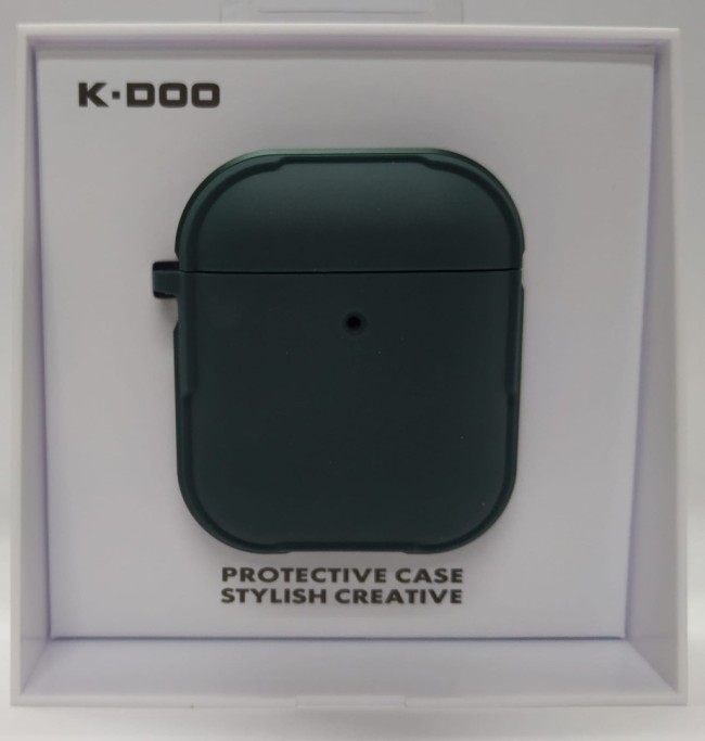 Силиконовый чехол для AirPods 1/2 K-DOO CrashGuard зеленый