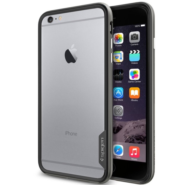 Бампер Spigen для i-Phone 6 Plus Neo Hybrid EX Series SGP11057 стальной