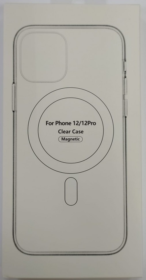 Накладка для i-Phone 12/12 Pro 6.1" силикон MagSafe Clear Case