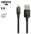 Usb Кабель-зарядка Lightning Hoco X14 Times speed 2A 2м в тканевой оплетке черный