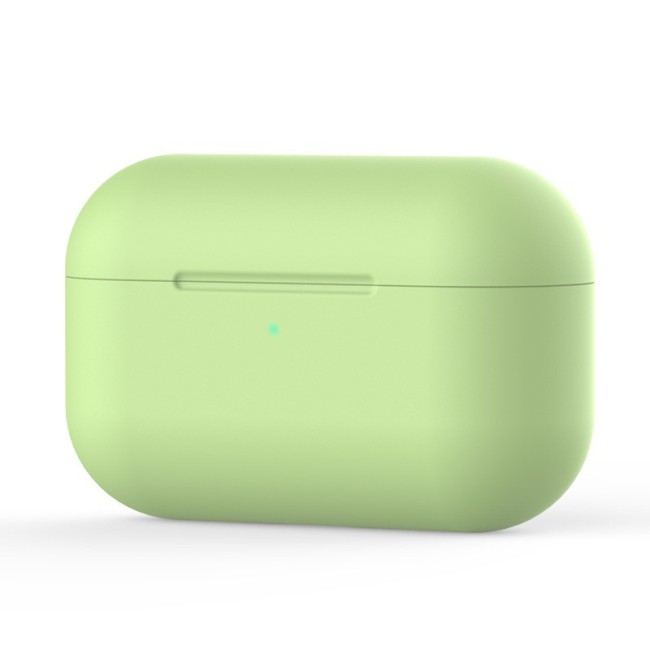 Силиконовый чехол для AirPods Pro салатовый