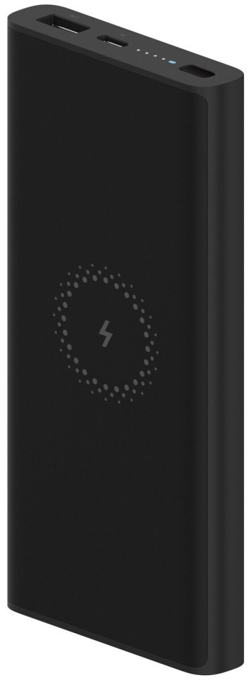 Powerbank с функцией беспроводной зарядки Xiaomi 10000 мАч 1USB+Type-C WPB15PDZM черный