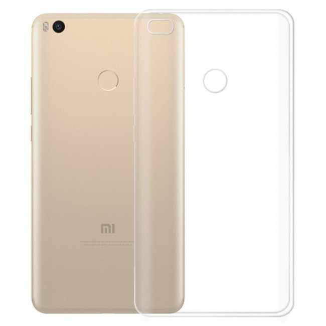 Чехол-накладка силикон 0.5мм Xiaomi Mi Max прозрачный
