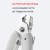 Универсальный когтерез для домашних животных Xiaomi Trimmer For Pet - с LED подсветкой белый