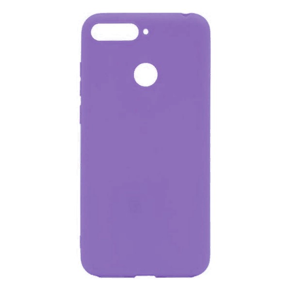 Накладка для Huawei Y6 Prime (2018)/CW 7A Prime/CX8E Silicone cover фиолетовая