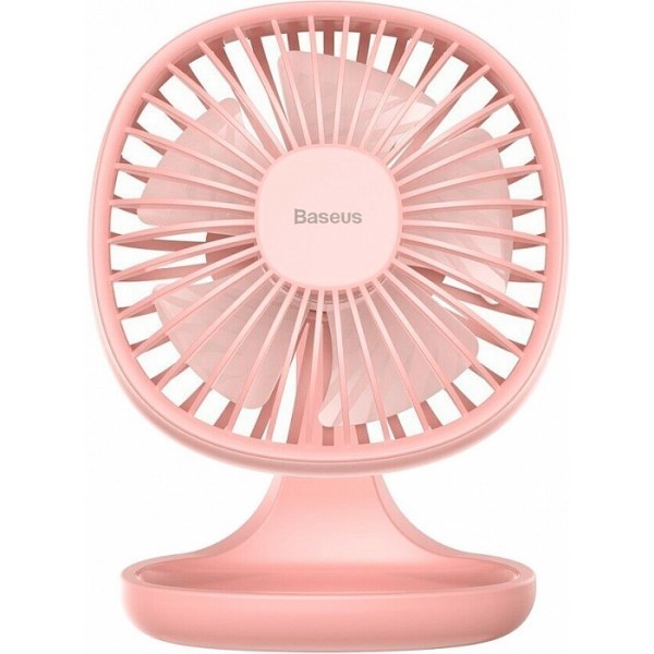 Настольный вентилятор Baseus Pudding-Shaped Fan (CXBD-04) розовый