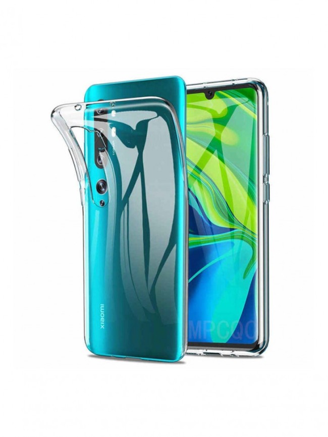 Чехол-накладка силикон 0.5мм Xiaomi mi Note10/Note 10 Pro/CC9 Pro прозрачный
