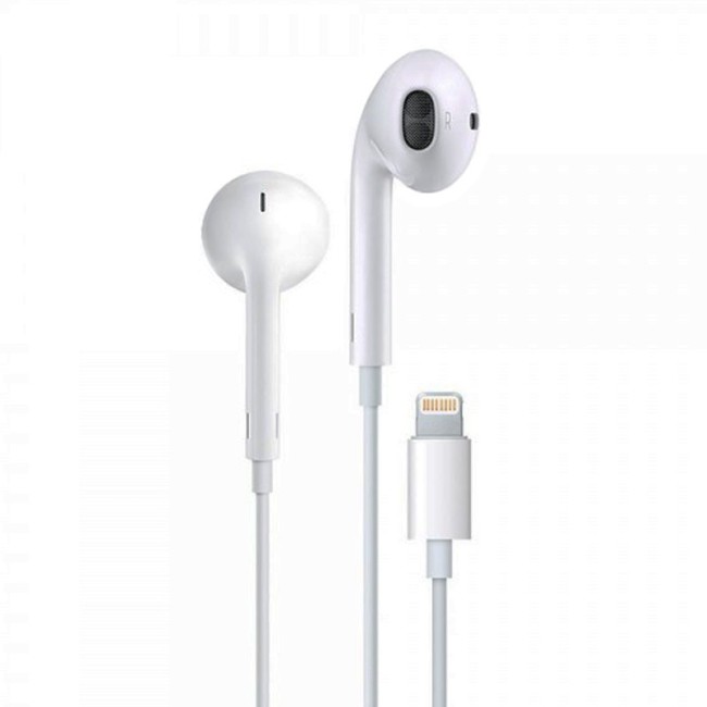 Стереонаушники WiWU Earbuds 302 Lightning с микрофоном белые