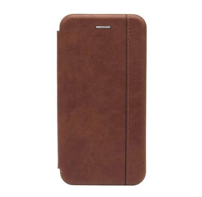 Чехол-книжка Huawei Y5 2019/Honor 8S Nice Case кожаная боковая коричневая