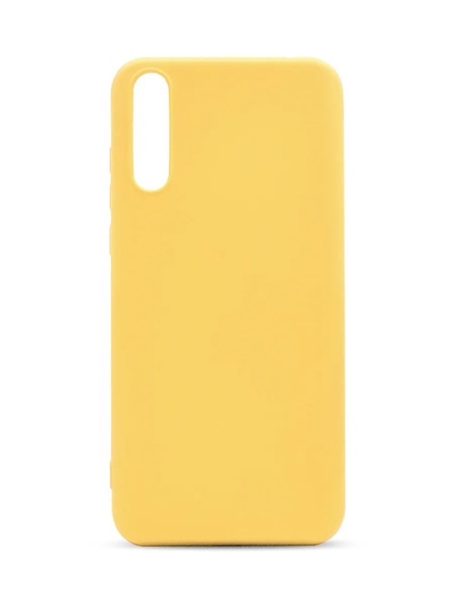 Накладка для Huawei Y8P/Enjoy 10S/P Smart S Silicone cover желтая