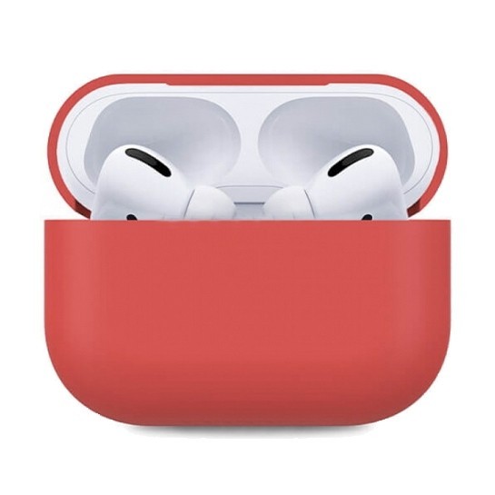 Силиконовый чехол для AirPods Pro красное вино
