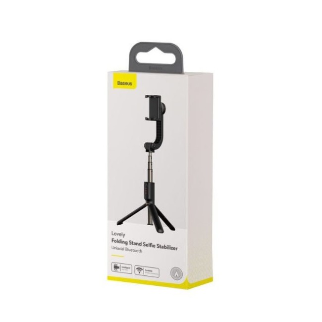 Монопод с пультом ДУ Baseus Lovely (SULH-01) BT4.0/65mAh (450mAh)/до 6.5"/20-72см черный
