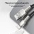 Usb Кабель для зарядки Apple Lightning Baseus Cafule Metal 2.4A 1м черный