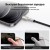 Usb Кабель для зарядки Apple Lightning Baseus Cafule Metal 2.4A 1м черный