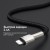 Usb Кабель для зарядки Apple Lightning Baseus Cafule Metal 2.4A 1м черный