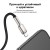 Usb Кабель для зарядки Apple Lightning Baseus Cafule Metal 2.4A 1м черный