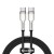 Кабель-зарядка Type-C на Type-C Baseus Cafule Metal 100W 1м CATJK-C01 черный