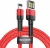 Usb Кабель-зарядка Lightning Baseus Cafule 1м чёрно-красный