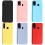Накладка для Huawei Honor 9X Lite Silicone cover желтая