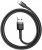 Usb Кабель для зарядки Apple Lightтing Baseus Cafule 1.5A 2м черный в тканевой оплетке