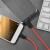 Usb Кабель-зарядка Type-C Hoco Silicone 3A 1м мягкий силиконовый красный