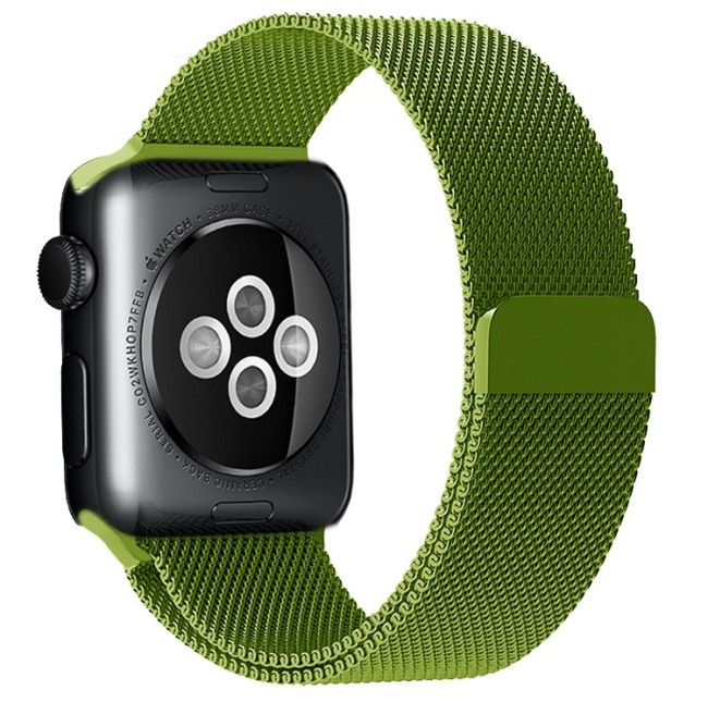 Сменный браслет для Apple Watch 38-40mm Milano №11 болотный