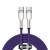 Кабель-зарядка Type-C на Type-C Baseus Cafule Metal 100W 1м (CATJK-C05) фиолетовый