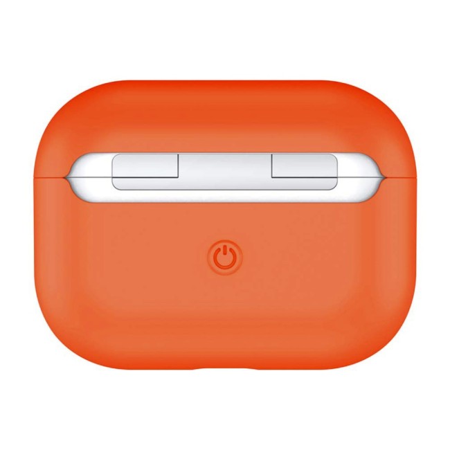 Силиконовый чехол для AirPods Pro персиковый
