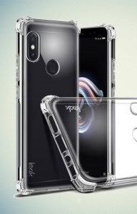 Накладка для Xiaomi Redmi 6 Pro силикон прозрачный противоударный