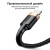 Usb Кабель для зарядки Apple Lightning Baseus Cafule 1м черно-золотистый в тканевой оплетке