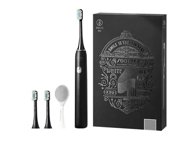 Зубная щетка электрическая Xiaomi Soocas x3U в подарочной упаковке черная