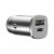 Автомобильное заряд. устр. Baseus Metal Circular 1USB/1C 30W серебристое