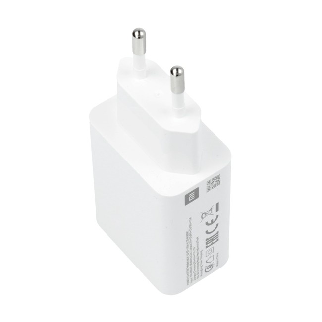 Сетевое зарядное устройство Xiaomi MI 1USB 67W MDY-12E-EF тех.пак белое