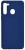 Накладка для Samsung Galaxy A21 Silicone cover темно-синяя