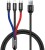 Usb Кабель-зарядка Lighting Baseus 3in1 i-Phone/Micro/Type-C CAMLT-BSY01