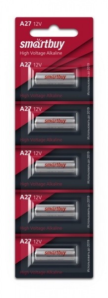 Батарейка алкалиновая Smartbuy A27/5B (100/1000) SBBA-27A5B