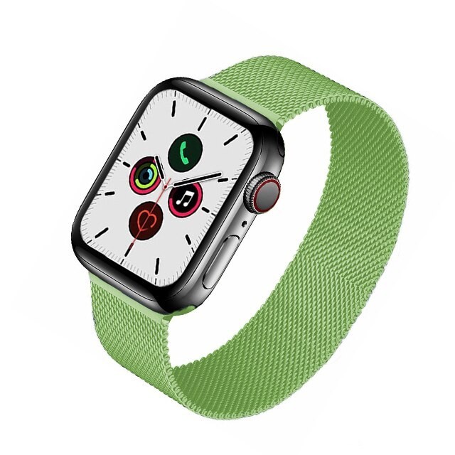 Сменный браслет для Apple Watch 42-44mm Milano №24 салатовый